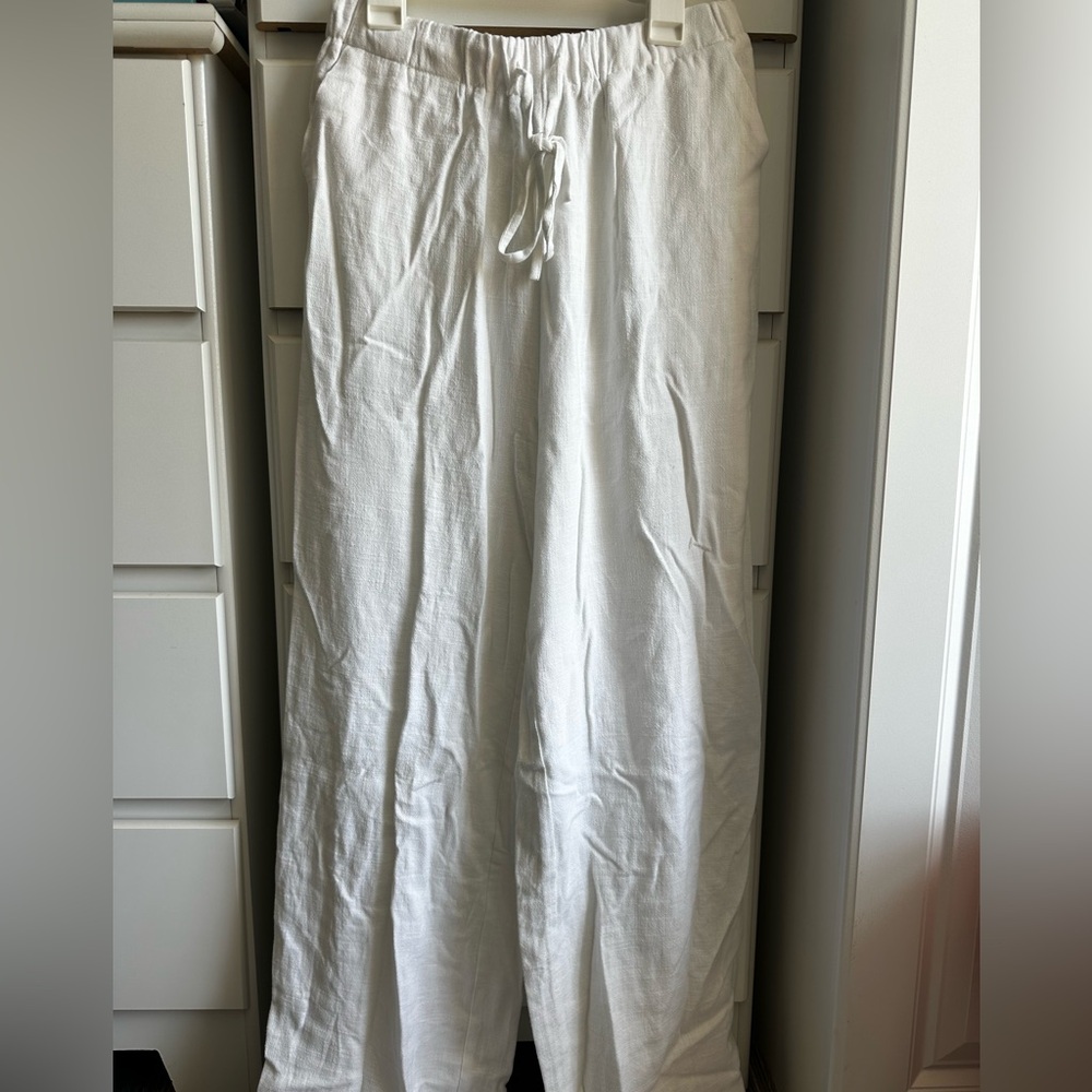 White Fox Boutique White Wide Leg Pants